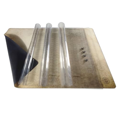 Neoprene Dungeon Mat | Zubehör für Rollenspiele – Schlachten – Brettspiele | 2 mm Gummi | 3 Dry-Erase-Filme, transparent, kariert und sechseckig | kompatibel mit D & D, Pathfinder, Warhammer Neoprene Dungeon Mat | Zubehör für Rollenspiele – Schlachten – Brettspiele | 2 mm Gummi | 3 Dry-Erase-Filme, transparent, kariert und sechseckig | kompatibel mit D & D, Pathfinder, Warhammer von Doctor Frikistein