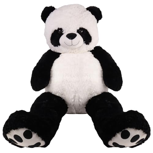 Dodo d'AMOUR - XXL Plüschpanda - Tiere - 192913 - Schwarz - Spielzeug für Kinder - Geschenk - Riesen - Weich - Beruhigend - Kuscheltier - Dekoration - 100 cm x 50 cm - Ab 12 Monaten von Dodo d'AMOUR