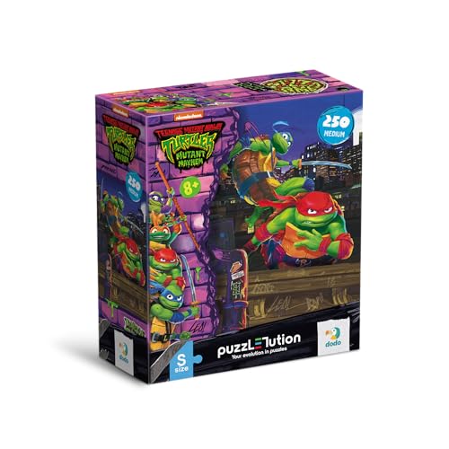 Dodo 200528 - Puzzle MediumS TMNT. Leonardo und Raphael - 250 Teile Anzüge ab 8 Jahren von Dodo