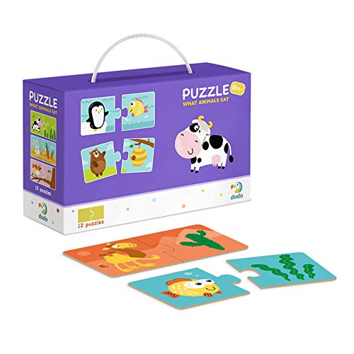 Dodo D300118 Educational Puzzle Duo What Animals Eat 24 Pieces Dodo D300118 Educational Puzzle Duo What Animals Eat 24 Pieces von Dodo