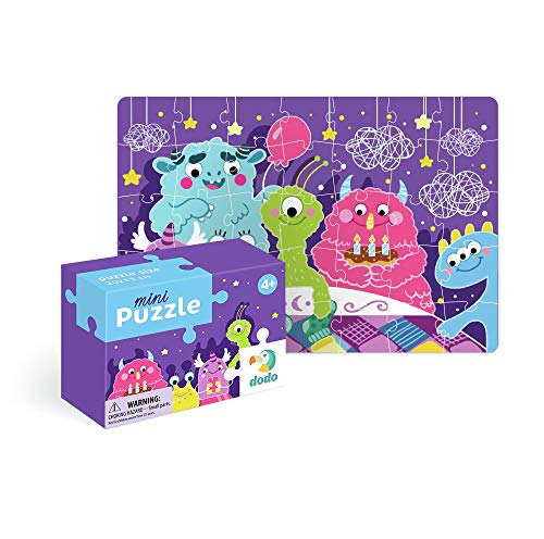 Dodo D300283 Educational Mini Happy Birthday Puzzle 35 Pieces, Various von Dodo