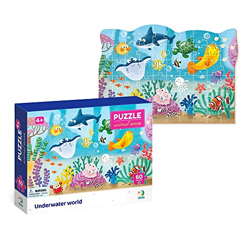 Dodo D300378 Educational Underwater World Puzzle 60 Pieces, Various von Dodo