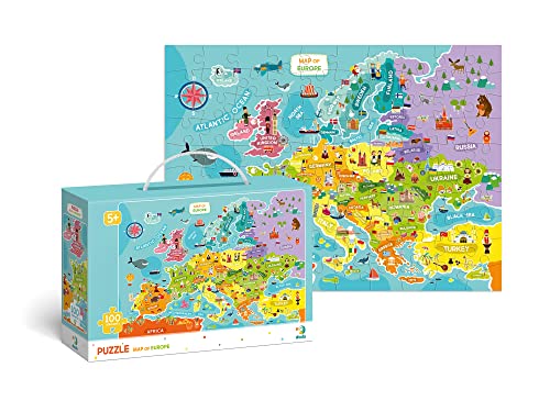 Puzzle 100el Europakarte 300124 von Dodo