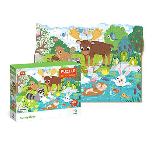 Sunny Days Seasons Sommer Puzzle für Kinder ab 4 Jahren, 60 Teile, Dodo, perfektes pädagogisches Geschenk für Jungen und Mädchen von Dodo