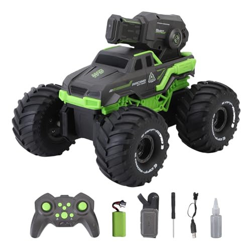 Dodoore Amphibisches RC Auto, ferngesteuertes Wasser- und Landfahrzeug mit Wassersprühfunktion, Offroad-Spielzeug-LKW mit Gestenerkennung, Ferngesteuertes AUT für Kinder und Erwachsene (Grün 1 Dodoore Amphibisches RC Auto, ferngesteuertes Wasser- und Landfahrzeug mit Wassersprühfunktion, Offroad-Spielzeug-LKW mit Gestenerkennung, Ferngesteuertes AUT für Kinder und Erwachsene (Grün 1 von Dodoore