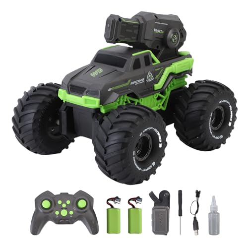 Dodoore Amphibisches RC Auto, ferngesteuertes Wasser- und Landfahrzeug mit Wassersprühfunktion, Offroad-Spielzeug-LKW mit Gestenerkennung, Ferngesteuertes AUT für Kinder und Erwachsene (Grün 2 Dodoore Amphibisches RC Auto, ferngesteuertes Wasser- und Landfahrzeug mit Wassersprühfunktion, Offroad-Spielzeug-LKW mit Gestenerkennung, Ferngesteuertes AUT für Kinder und Erwachsene (Grün 2 von Dodoore