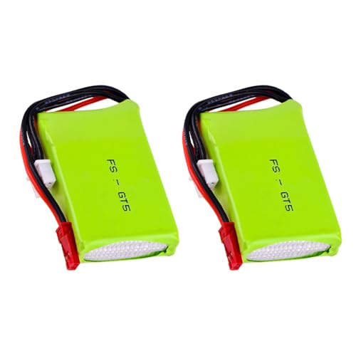 Dodoore Flysky FS-GT5 Batterien 7,4 V 1500 mAh Lithium Batterie Lipo Akku Geeignet für Flysky FS-GT5 Fernbedienung 2S Wiederaufladbar Starke Kapazität Lange Betriebszeit 2 Stück Dodoore Flysky FS-GT5 Batterien 7,4 V 1500 mAh Lithium Batterie Lipo Akku Geeignet für Flysky FS-GT5 Fernbedienung 2S Wiederaufladbar Starke Kapazität Lange Betriebszeit 2 Stück von Dodoore