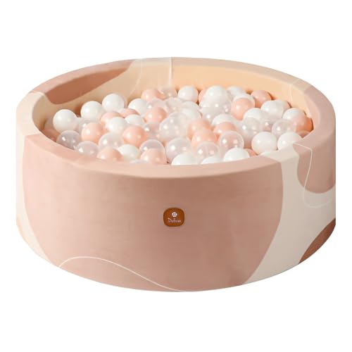 Dodozen Bällebad 90X30cm/200 Bälle ∅ 7Cm Bällepool Für Babys Kinder Rund,Superweicher Samt,Abnehmbar und waschbar,Honigpfirsich:Weiß/Transparent/Rosa Dodozen Bällebad 90X30cm/200 Bälle ∅ 7Cm Bällepool Für Babys Kinder Rund,Superweicher Samt,Abnehmbar und waschbar,Honigpfirsich:Weiß/Transparent/Rosa von Dodozen