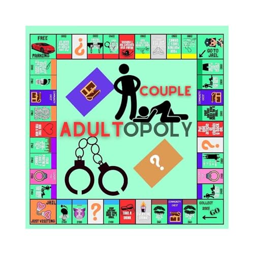 Couple Board Game, Couple Adult Opoly Board Game, Date Night Ideas, Intimacy Deck Cards for Couples, Bedroom Games for Couples, Relationship Card Game, Conversation Cards for Couples. Couple Board Game, Couple Adult Opoly Board Game, Date Night Ideas, Intimacy Deck Cards for Couples, Bedroom Games for Couples, Relationship Card Game, Conversation Cards for Couples. von Doduiu