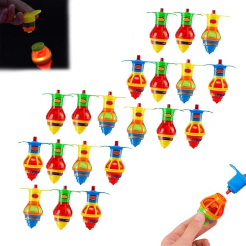Spinning Top Valentines,Light up Spinning Top,Valentines Spinning Tops,LED Light up Flashing Spinning Tops,Spinning Tops with Spark Effects,Boys Girls Exchange Gifts,Valentines Day Gifts for Kids (20) von Doduiu