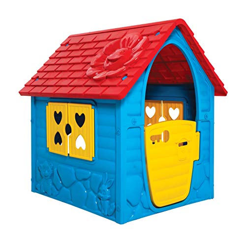 Dohany Spielhaus blau Kinderspielhaus Gartenhaus Indoor Outdoor +2J von Dohany