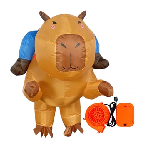 Doiyislem Aufblasbares Kostüm, Aufblasbares Wasserschwein Halloween Kostüm, Karneval Party Maskerade Umzug Verkleidung Zubehör Für Kinder Erwachsene Mädchen von Doiyislem