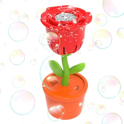 Doiyislem Automatischer Blasenhersteller, Blumenblasenmaschine - Automatische Rosenblumenblasenmaschine mit Farbwechsel -LED -Leuchten,Leckofes süße Outdoor -Spielzeug elektrisch für Doiyislem Automatischer Blasenhersteller, Blumenblasenmaschine - Automatische Rosenblumenblasenmaschine mit Farbwechsel -LED -Leuchten,Leckofes süße Outdoor -Spielzeug elektrisch für von Doiyislem