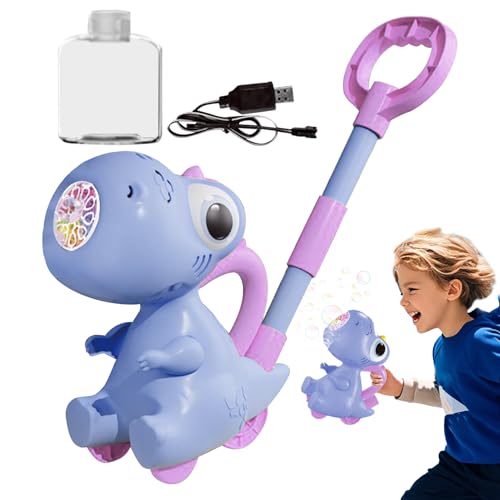 Doiyislem Blasenblasenschubspielzeug, Bubble Rasenmäher, Automatischer Blasenhersteller mit LED -Licht, Dinosaurier Outdoor Push Hinterhofspielzeug, 10 Löcher, Gartenunterhaltung Doiyislem Blasenblasenschubspielzeug, Bubble Rasenmäher, Automatischer Blasenhersteller mit LED -Licht, Dinosaurier Outdoor Push Hinterhofspielzeug, 10 Löcher, Gartenunterhaltung von Doiyislem