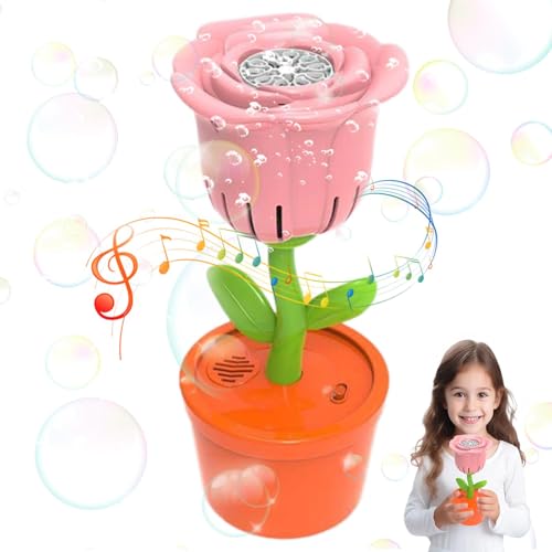 Doiyislem Blumenblasenmaschine, Bubble Machine für Kinder - Rosenblumenblasenhersteller Batterie mit farblich ändernden LED -Leuchten - Leckofes süße Outdoor -Spielzeug elektrisch für Doiyislem Blumenblasenmaschine, Bubble Machine für Kinder - Rosenblumenblasenhersteller Batterie mit farblich ändernden LED -Leuchten - Leckofes süße Outdoor -Spielzeug elektrisch für von Doiyislem