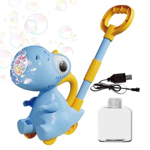 Doiyislem Bubble Lawn Mower, Dinosaurier Bubble Blower, Bubble Maker -Gebläse mit LED -Licht, Dinosaurier Outdoor Push Hinterhofspielzeug, 10 Löcher, Gartenunterhaltung Doiyislem Bubble Lawn Mower, Dinosaurier Bubble Blower, Bubble Maker -Gebläse mit LED -Licht, Dinosaurier Outdoor Push Hinterhofspielzeug, 10 Löcher, Gartenunterhaltung von Doiyislem