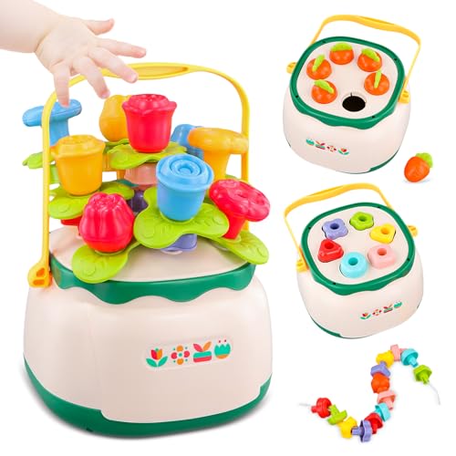 Dokeno Montessori Spielzeug Baby,Montessori Spielzeug ab 1 Jahr,Motorikspielzeug,Karotten Steckspiel,Lern- & Formensortierspiel,Baby Sensorische Lernspielzeug,Montessori Spielzeug ab 1 2 3 Jahr+ Dokeno Montessori Spielzeug Baby,Montessori Spielzeug ab 1 Jahr,Motorikspielzeug,Karotten Steckspiel,Lern- & Formensortierspiel,Baby Sensorische Lernspielzeug,Montessori Spielzeug ab 1 2 3 Jahr+ von Dokeno