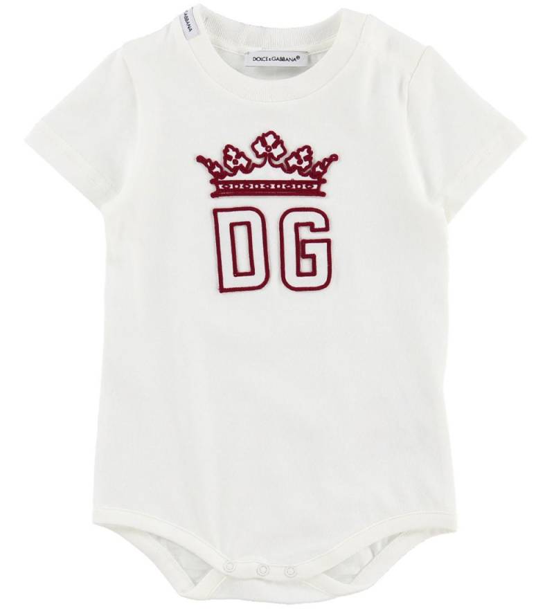 Dolce & Gabbana Body k/ä - Hawaii - Weiß m. Rot - Dolce & Gabbana - 18-24 mt - Body K/Ä Dolce & Gabbana Body k/ä - Hawaii - Weiß m. Rot - Dolce & Gabbana - 18-24 mt - Body K/Ä von Dolce & Gabbana