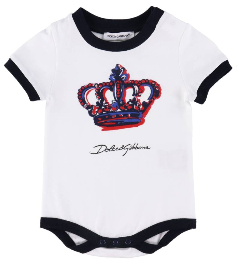 Dolce & Gabbana Body k/ä - Weiß m. Krone - Dolce & Gabbana - 12-18 mt - Body K/Ä Dolce & Gabbana Body k/ä - Weiß m. Krone - Dolce & Gabbana - 12-18 mt - Body K/Ä von Dolce & Gabbana