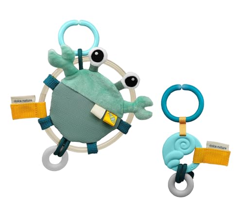 Dolce Toys Spielzeug Ozean Aktivität Anhänger Beißring - Crab Shelly Dolce Toys Spielzeug Ozean Aktivität Anhänger Beißring - Crab Shelly von Dolce