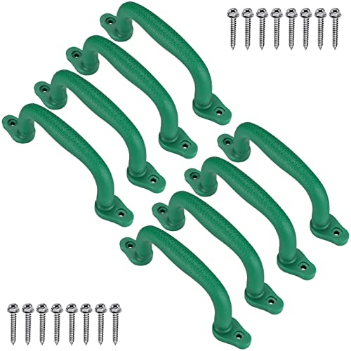 Dolibest 8er Klettergriffe, 18cm Klettergerüst Haltegriffe Kinder rutschfeste Solide Handgriffe für Spielplatz/Schaukel/Spielset/Spielturm/Spielhaus/Outdoor Monkey Bars/Hochbett/Baumhaus, Grün Dolibest 8er Klettergriffe, 18cm Klettergerüst Haltegriffe Kinder rutschfeste Solide Handgriffe für Spielplatz/Schaukel/Spielset/Spielturm/Spielhaus/Outdoor Monkey Bars/Hochbett/Baumhaus, Grün von Dolibest