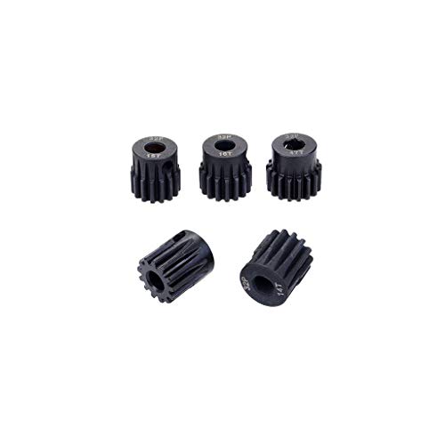 DollaTek 5PCS 32DP 5mm 13T 14T 15T 16T 17T Motorgetriebe-Kombisatz für bürstenlosen 1/8 RC Car-Motor von DollaTek