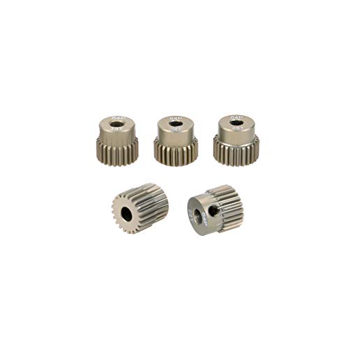 DollaTek 5PCS 64DP 21T 22T 23T 24T 25T Ritzelmotor-Kombi-Set für bürstenlosen 1/10 Rc-Motor von DollaTek