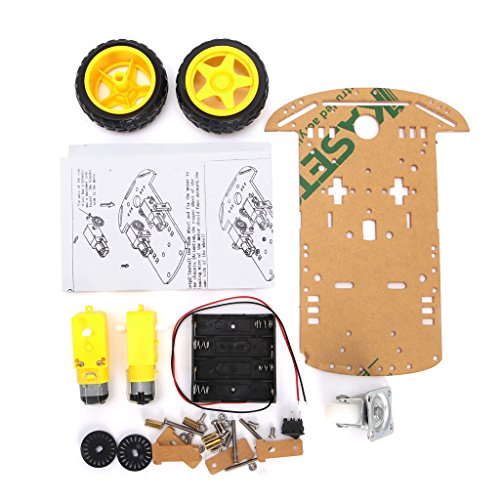 DollaTek Smart Motor Roboter Auto Batterie Box Chassis Kit Geschwindigkeit Encoder für Arduino DollaTek Smart Motor Roboter Auto Batterie Box Chassis Kit Geschwindigkeit Encoder für Arduino von DollaTek