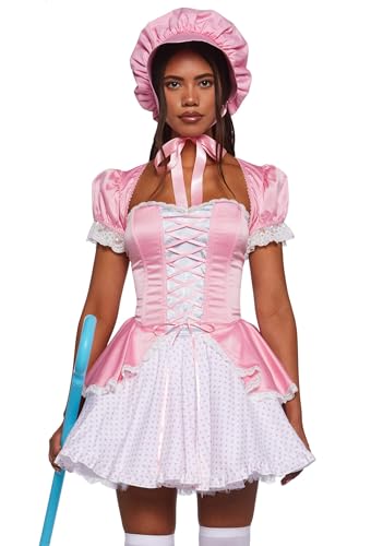 Dolls Kill Bo Peep Kostüm von Trickz N' Treatz – Rosa, Größe XXL von Dolls Kill