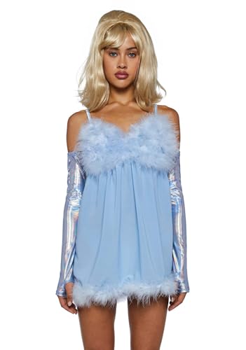 Dolls Kill Fembot Babe Kostüm-Set von Trickz N' Treatz, Blau, XX-Small von Dolls Kill