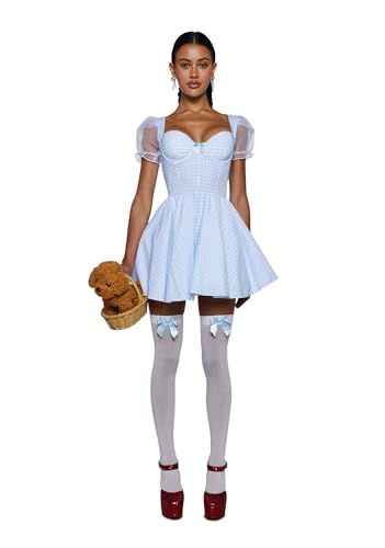 Dolls Kill Kansas Bound Kostüm Set von Trickz N' Treatz - Gingham, Gingham, X-Large Dolls Kill Kansas Bound Kostüm Set von Trickz N' Treatz - Gingham, Gingham, X-Large von Dolls Kill