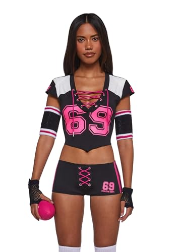 Dolls Kill Y2K Sportkostüm von Trickz N' Treatz, Schwarz, Größe XL von Dolls Kill