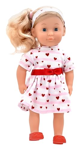 Dollsword von Peterkin, Charlotte-Puppe, 36 cm, weicher Körper mit goldenem Haar, Deluxe-Outfit, Schuhen und Haar-Accessoires, Puppen und Accessoires, ab 18 Monaten Dollsword von Peterkin, Charlotte-Puppe, 36 cm, weicher Körper mit goldenem Haar, Deluxe-Outfit, Schuhen und Haar-Accessoires, Puppen und Accessoires, ab 18 Monaten von Dolls World