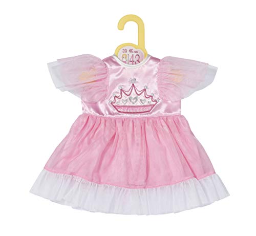 Dolly Moda Prinzessin Kleid in rosa mit Tüll für 39-46 cm große Puppen, 871058 Zapf Creation von Dolly Moda