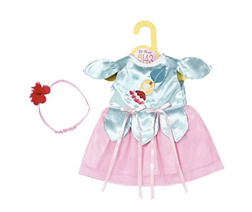 Dolly Moda Feenkleid, rosa Puppenkleid im Feen-Look mit Haarreif für 39-46 cm große Puppen, 871072 Zapf Creation von Dolly Moda