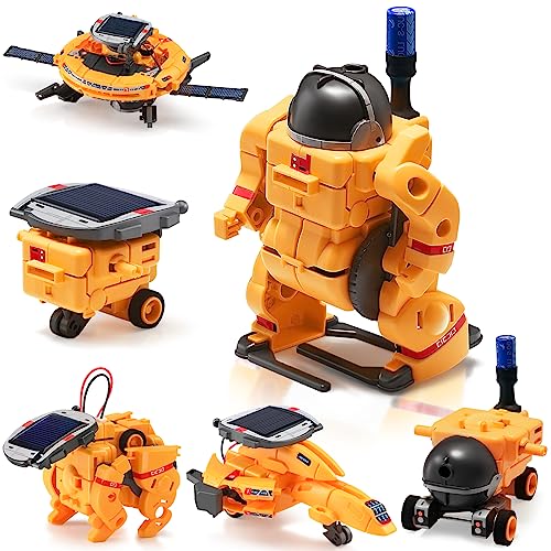 6 in1 STEM Solar Roboter Kit Weltraum Spielzeug, Educatoinal Lernen Wissenschaft Experiment Gebäude DIY STEM Projekte für Jungen Mädchen Kinder Teen 8 9 10 11 12 13 Jahre alt,Gelb 6 in1 STEM Solar Roboter Kit Weltraum Spielzeug, Educatoinal Lernen Wissenschaft Experiment Gebäude DIY STEM Projekte für Jungen Mädchen Kinder Teen 8 9 10 11 12 13 Jahre alt,Gelb von Doloowee