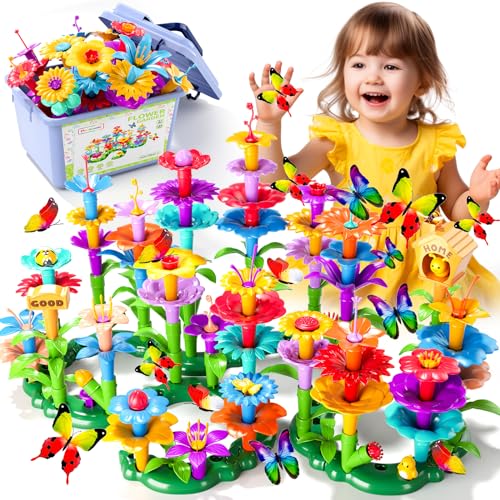 Doloowee Blumengarten Spielzeug, DIY Blumenarrangement Spielzeug Geschenk für Mädchen ab 3 Jahren Doloowee Blumengarten Spielzeug, DIY Blumenarrangement Spielzeug Geschenk für Mädchen ab 3 Jahren von Doloowee