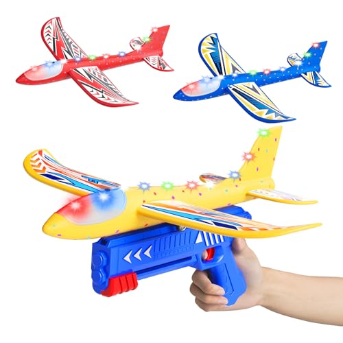 Doloowee Flugzeug Launcher Spielzeug, 3 styroporflieger mit Katapult, 2 Flug Modi & LED Beleuchtung,Outdoor Spielzeug & Geburtstag Geschenke für Jungen Mädchen 3 4 5 6 7 8 9 10 Jahre alt Doloowee Flugzeug Launcher Spielzeug, 3 styroporflieger mit Katapult, 2 Flug Modi & LED Beleuchtung,Outdoor Spielzeug & Geburtstag Geschenke für Jungen Mädchen 3 4 5 6 7 8 9 10 Jahre alt von Doloowee