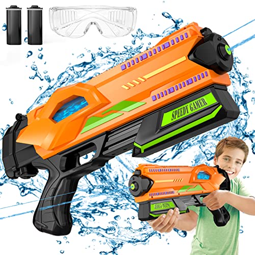 Doloowee elektrische Wasserpistole, Wasser Spritzen Guns Hohe Kapazität für Kind, Squirt Gun Spielzeug bis 23 FT Reichweite mit Zwei Batterien, Wasser Soaker Gun Spielzeug für Sommer Pool Aktivität Doloowee elektrische Wasserpistole, Wasser Spritzen Guns Hohe Kapazität für Kind, Squirt Gun Spielzeug bis 23 FT Reichweite mit Zwei Batterien, Wasser Soaker Gun Spielzeug für Sommer Pool Aktivität von Doloowee
