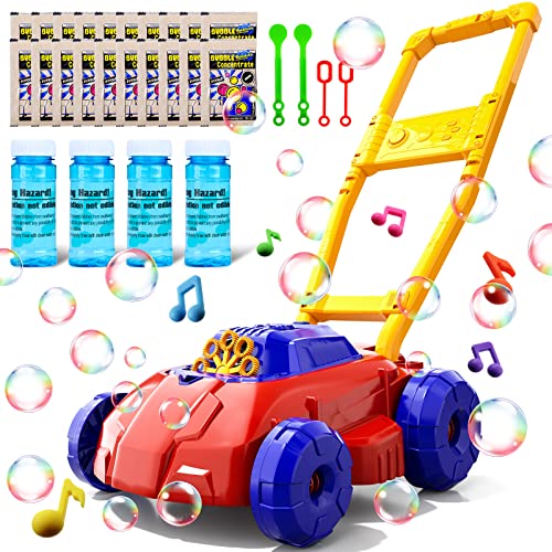 Doloowee rote und Blaue Blase Rasenmäher für Kleinkinder, Blase Makers für Kinder, Sommer im Freien Garten Gartenspielzeug, Geburtstagsgeschenke für Vorschule Jungen Mädchen Doloowee rote und Blaue Blase Rasenmäher für Kleinkinder, Blase Makers für Kinder, Sommer im Freien Garten Gartenspielzeug, Geburtstagsgeschenke für Vorschule Jungen Mädchen von Doloowee
