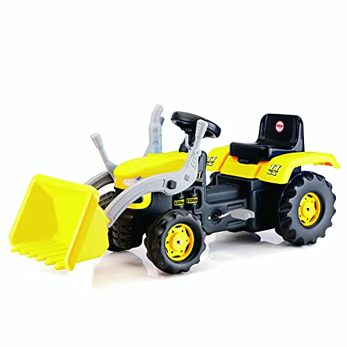 Unbekannt Dolu Pedaltraktor mit Bagger für Kleinkinder ab 3 Jahren, Kinder-Pedaltraktor mit Lernfunktion zum Treten - Ideales Spielzeug für drinnen und draußen - Gelb Unbekannt Dolu Pedaltraktor mit Bagger für Kleinkinder ab 3 Jahren, Kinder-Pedaltraktor mit Lernfunktion zum Treten - Ideales Spielzeug für drinnen und draußen - Gelb von Dolu
