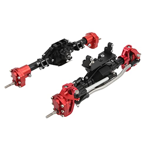 Domary 313 -mm -Radstand Aluminiumlegierung Vorne Hinterachsen SCX10 II 90046 90047 1/10 RC Crawler Car Rot Schwarz Domary 313 -mm -Radstand Aluminiumlegierung Vorne Hinterachsen SCX10 II 90046 90047 1/10 RC Crawler Car Rot Schwarz von Domary