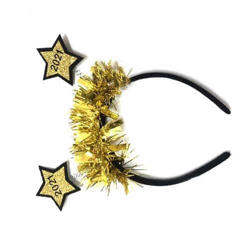 Domasvmd Frohes neues Jahr Haarband Haarreifen Weihnachten Party Kostüm Kopfbedeckung für Foto Requisiten Haarschmuck Party Kostüm Kopfbedeckung Domasvmd Frohes neues Jahr Haarband Haarreifen Weihnachten Party Kostüm Kopfbedeckung für Foto Requisiten Haarschmuck Party Kostüm Kopfbedeckung von Domasvmd