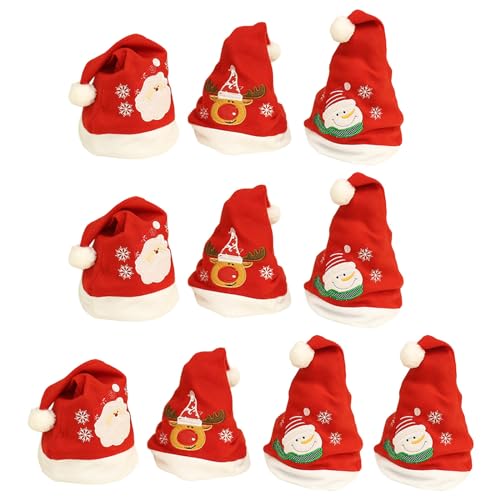 Domasvmd Komfort-Weihnachtsmütze, auffällig, für Erwachsene, Weihnachtsmannmütze für Weihnachten, Neujahr, Festival, Urlaub, exquisite Handwerkskunst, Weihnachtsmütze, Großpackung Domasvmd Komfort-Weihnachtsmütze, auffällig, für Erwachsene, Weihnachtsmannmütze für Weihnachten, Neujahr, Festival, Urlaub, exquisite Handwerkskunst, Weihnachtsmütze, Großpackung von Domasvmd