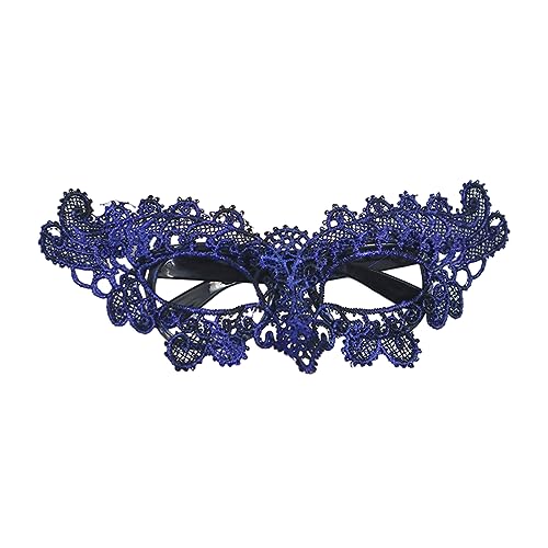 Domasvmd Maskerade Augenmaske Halloween Frauen Spitze Maske Halbgesichtsmaske für Weihnachten Karneval Party Kostüm Karneval Deecorations Halbgesichtsmaske Frauen Spitze von Domasvmd
