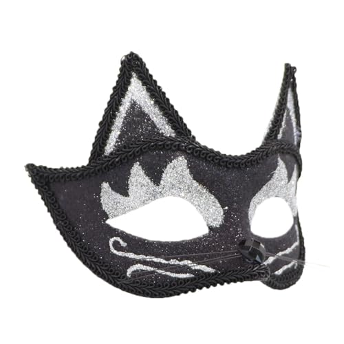 Domasvmd Maskerade Party Tanzkostüm Maske Halloween Halbgesichtsmaske Dekorationen Halloween Maske Festival Karneval Maske Cosplays Maske Maskerade Ball Maske Aufführungen Maske für Damen Herren von Domasvmd