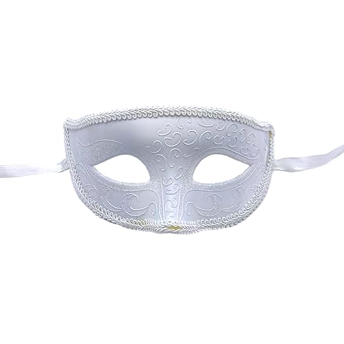 Maskerade Maske Halloween Ballmaske Weihnachtsmaske für Paare Frauen und Männer Karneval Maske Augenmaske Halbgesichtsmaske von Domasvmd