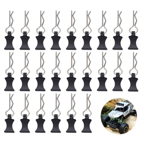 24Stück RC Karosserie Clips Deerc Ersatzteile, RC Körper Shell Pin Mit Aufreißlaschen Für RC Auto Ersatzteile RC Zubehör Für 1/10 1/14 1/8 Fernbedienung Auto Shell Modell Ersatzteil Teile Truck Buggy 24Stück RC Karosserie Clips Deerc Ersatzteile, RC Körper Shell Pin Mit Aufreißlaschen Für RC Auto Ersatzteile RC Zubehör Für 1/10 1/14 1/8 Fernbedienung Auto Shell Modell Ersatzteil Teile Truck Buggy von Domicubes