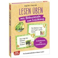 Lesen üben mit Bilderrätseln zum Froschkönig. 34 Bildkarten zur Leseförderung Lesen üben mit Bilderrätseln zum Froschkönig. 34 Bildkarten zur Leseförderung von Don Bosco