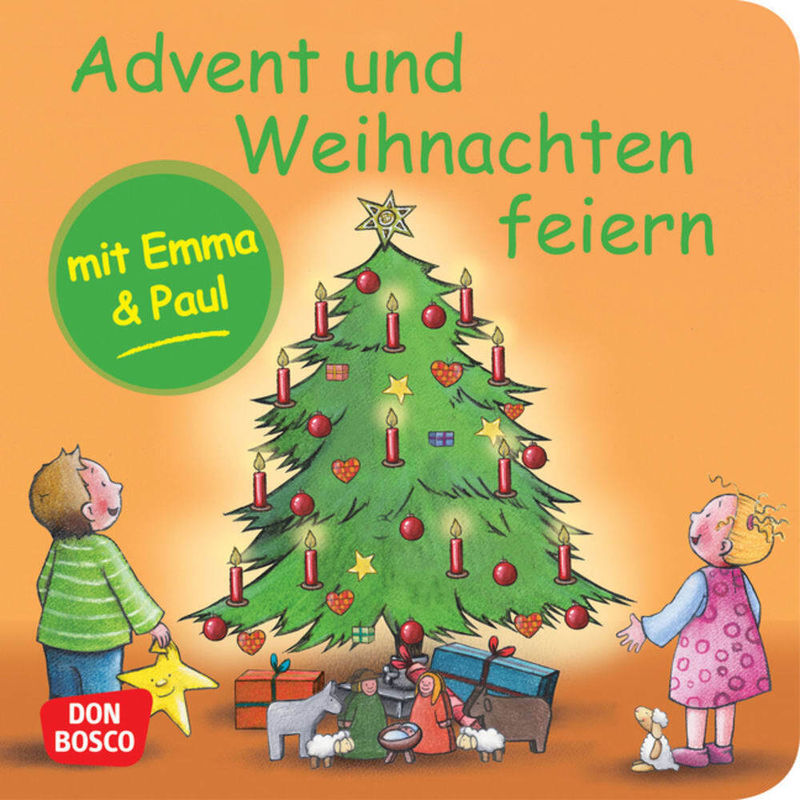 Mein allererstes Mini-Bilderbuch / Advent und Weihnachten feiern mit Emma und Paul. Mini-Bilderbuch von Don Bosco Medien